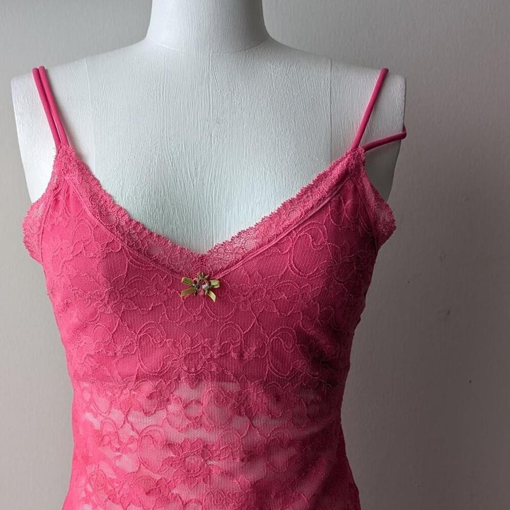 victoria's secret y2k angels stretch lace tank top - Picture 2 of 9